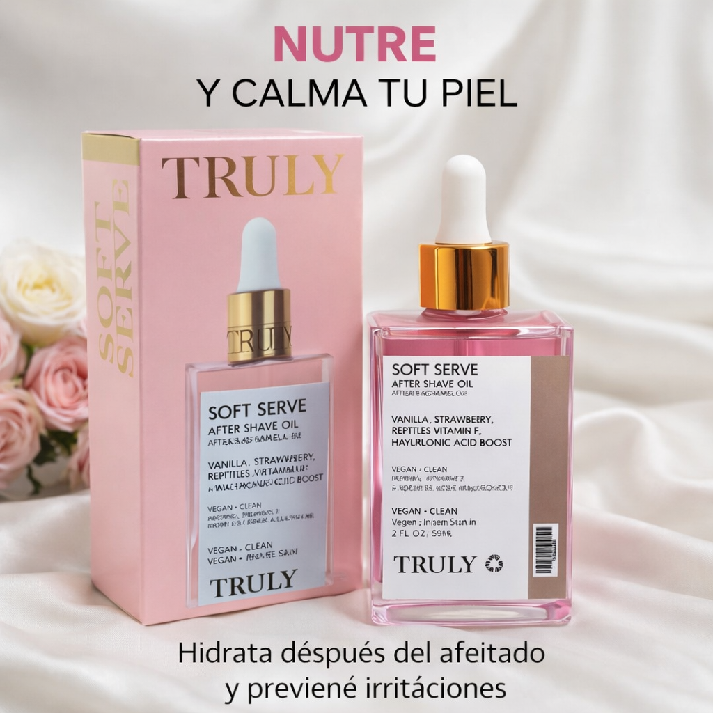 TRULY - SOFT SERVE hidratante luego del afeitado
